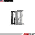 Force USA G20 Lat Pulldown and Low Row Station attached to the G20 All-In-One Trainer.

