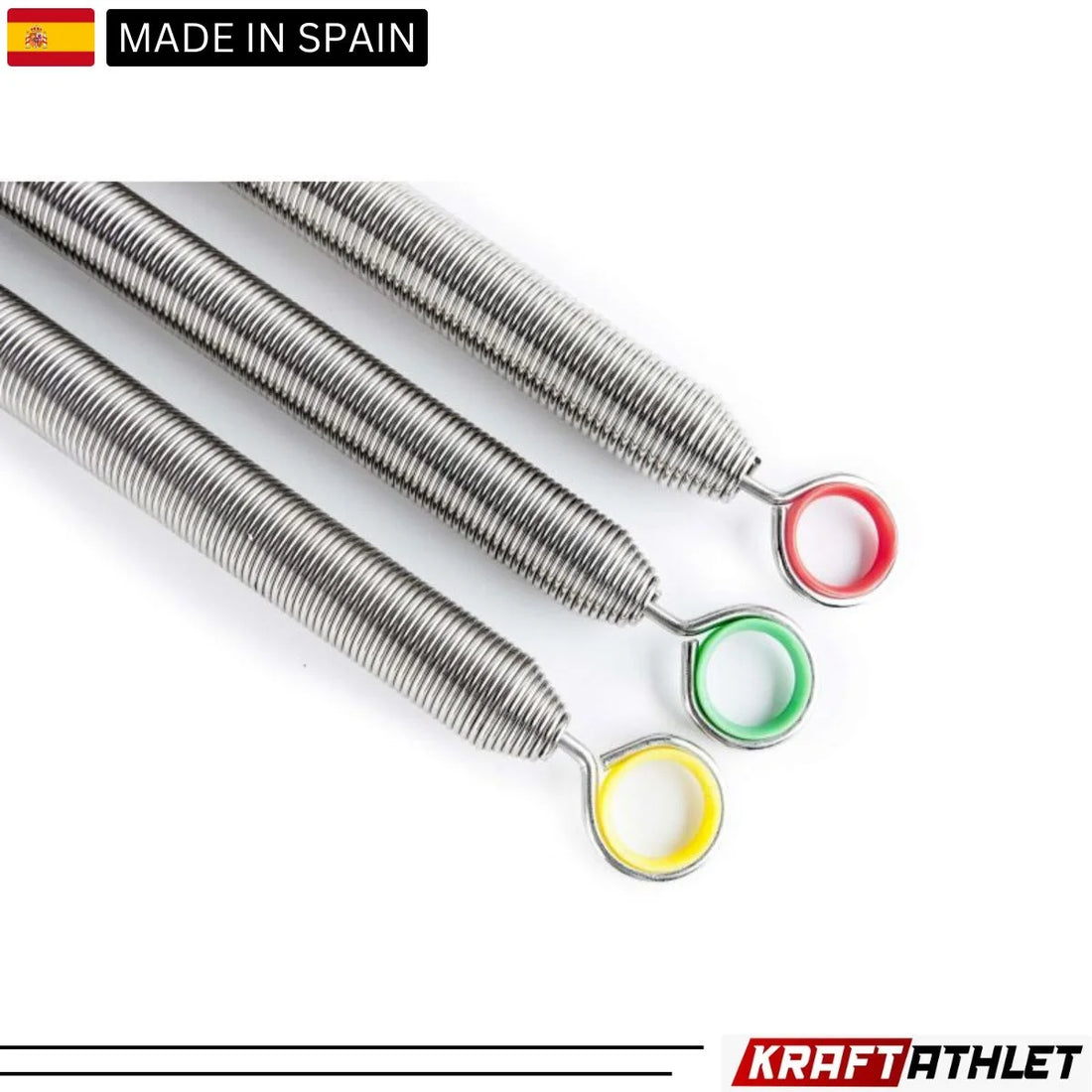 "Elina Pilates Reformer Bed Springs – ultra-resistant steel springs designed for enhanced durability and consistent resistance in Pilates Reformer exercises."

