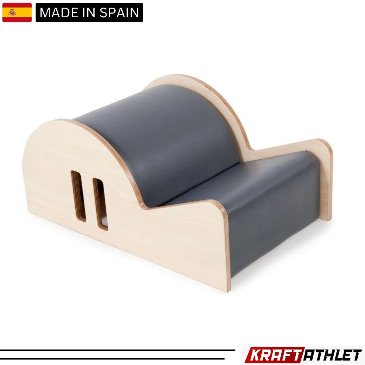 Elina Pilates Sliding Platform with padded surface and wheels for versatile Pilates training on all types of floors.
