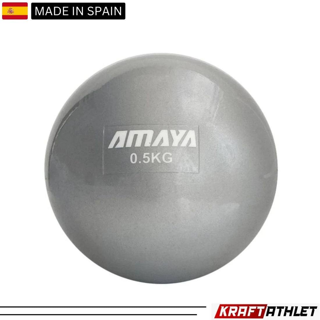 "Elina Pilates Oxygen Balls – set of two 0.5kg weighted balls designed to enhance strength, balance, and coordination during Pilates and functional training exercises."


