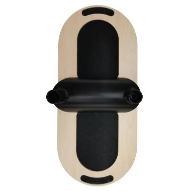 "Elina Pilates Foot Corrector – wooden base with spring-loaded bar designed for foot strengthening and balance exercises."

