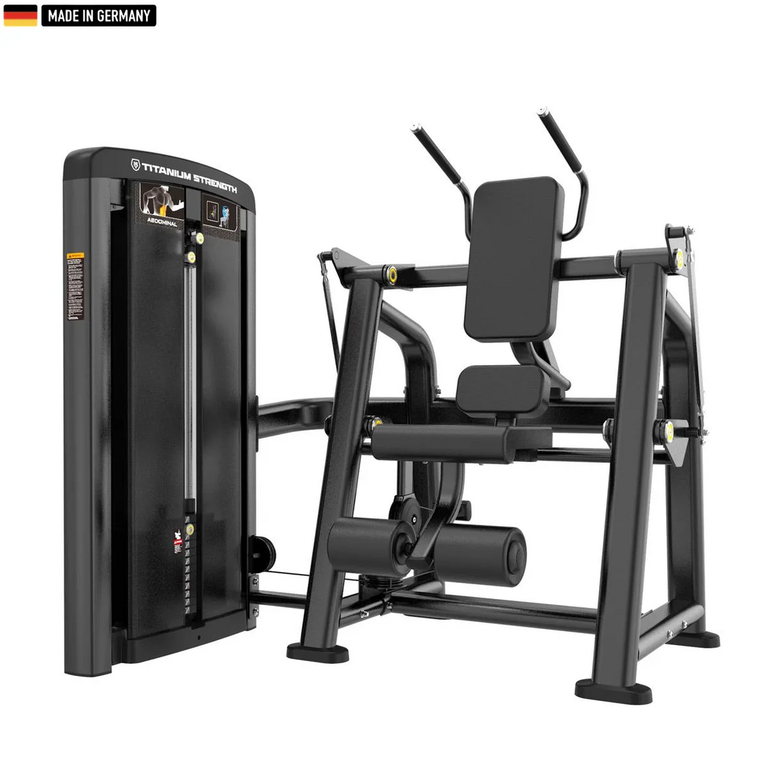 "Genesis Series Selectorized Abdominal Crunch – Premium core workout machine with adjustable resistance, designed for commercial gyms and fitness centers."

