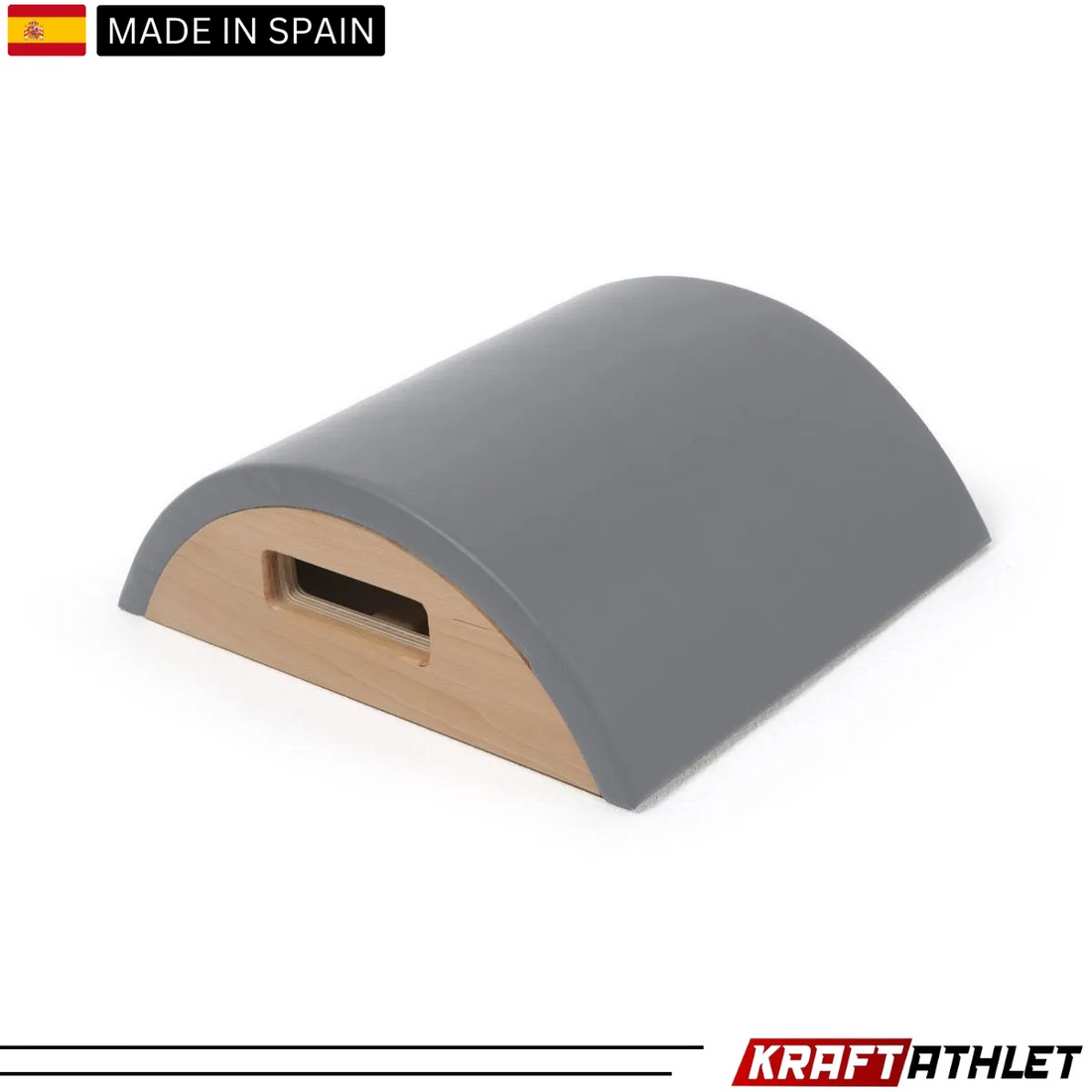 "Elina Pilates Arc, a lightweight and ergonomic tool for core strengthening, flexibility, and spinal alignment."

