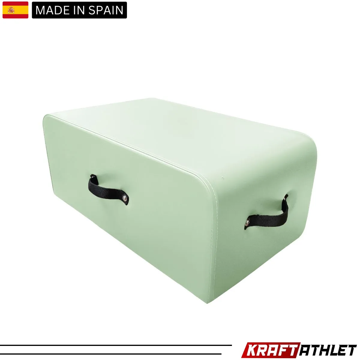 "Elina Pilates Medium Box with Grey Upholstery for balance and core training."

