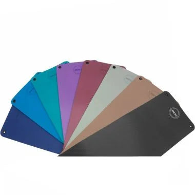 "Elina Pilates Mat 180x58cm – blue non-slip exercise mat with 1.5cm cushioning, ideal for Pilates and yoga routines."

