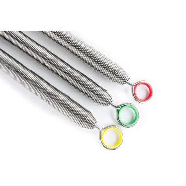 "Elina Pilates Reformer Tower Springs – set of ultra-resistant steel springs designed for enhanced durability and performance in Pilates tower exercises."

